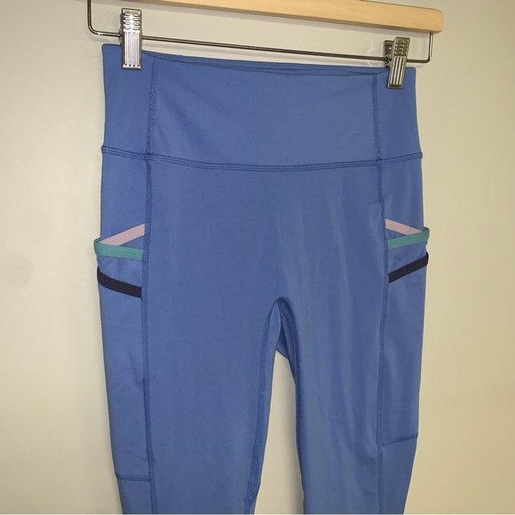 Fabletics Leggings Size Small Light Blue Trinity High-Waisted Pockets  Motion365 - Picture 4 of 13
